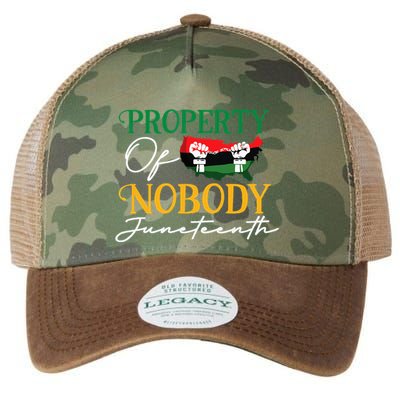 Juneteenth Freedom Melanin Black Property Of Nobody Legacy Tie Dye Trucker Hat
