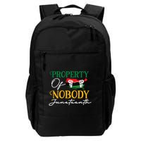 Juneteenth Freedom Melanin Black Property Of Nobody Backpack