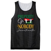 Juneteenth Freedom Melanin Black Women Property Of Nobody Mesh Reversible Basketball Jersey Tank