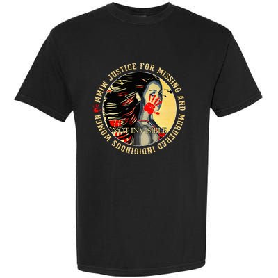 Justice For Mmiw Missing Murdered Indigenous Resilient Garment-Dyed Heavyweight T-Shirt