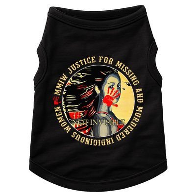 Justice For Mmiw Missing Murdered Indigenous Resilient Doggie Tank