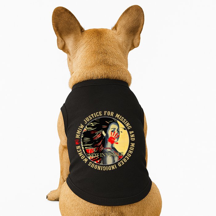 Justice For Mmiw Missing Murdered Indigenous Resilient Doggie Tank