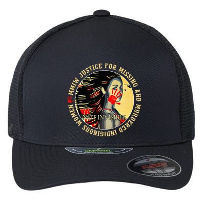 Justice For Mmiw Missing Murdered Indigenous Resilient Flexfit Unipanel Trucker Cap