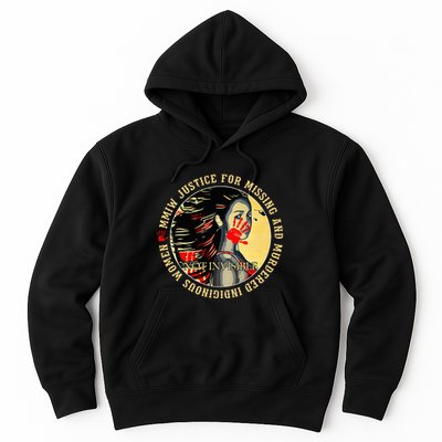 Justice For Mmiw Missing Murdered Indigenous Resilient Hoodie