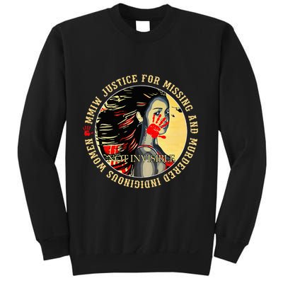 Justice For Mmiw Missing Murdered Indigenous Resilient Sweatshirt