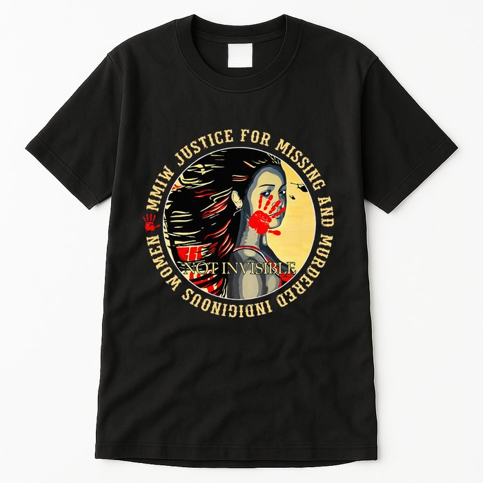 Justice For Mmiw Missing Murdered Indigenous Resilient Tall T-Shirt