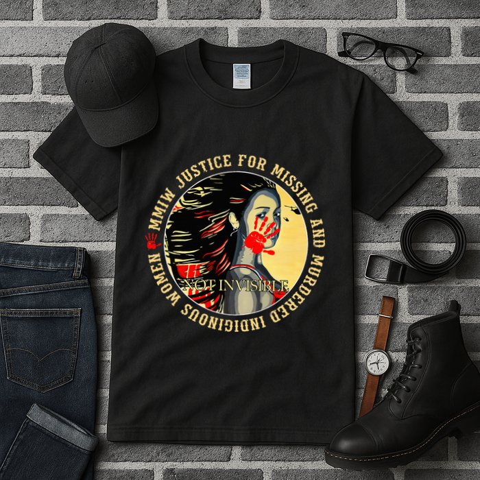 Justice For Mmiw Missing Murdered Indigenous Resilient Tall T-Shirt