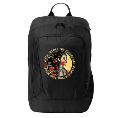 Justice For Mmiw Missing Murdered Indigenous Resilient City Backpack