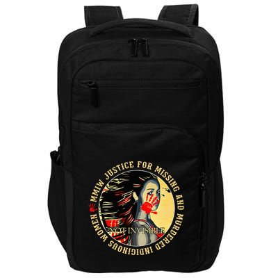 Justice For Mmiw Missing Murdered Indigenous Resilient Impact Tech Backpack