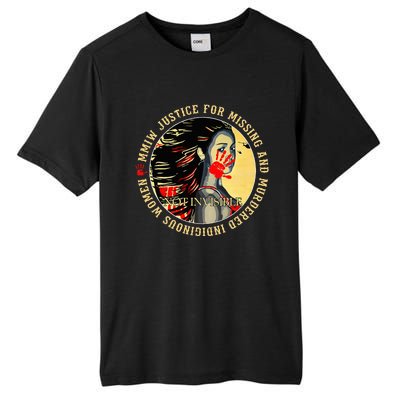 Justice For Mmiw Missing Murdered Indigenous Resilient Tall Fusion ChromaSoft Performance T-Shirt