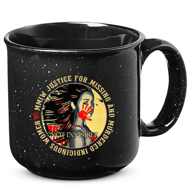 Justice For Mmiw Missing Murdered Indigenous Resilient 15oz Campfire Ceramic Mug