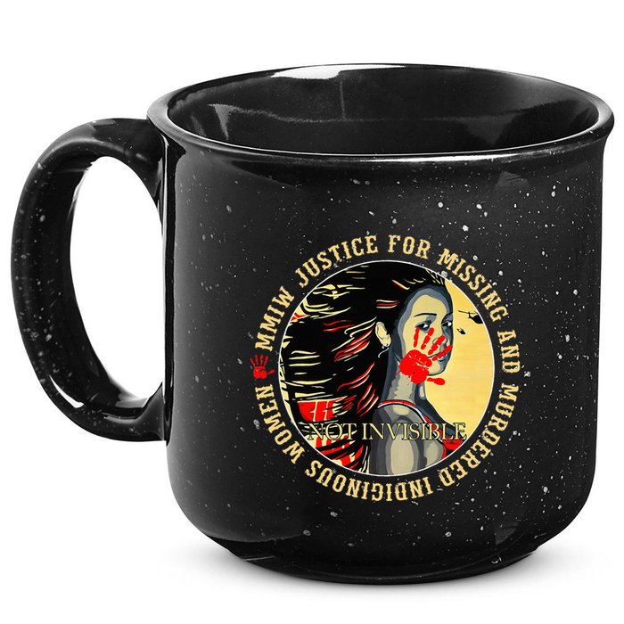 Justice For Mmiw Missing Murdered Indigenous Resilient 15oz Campfire Ceramic Mug
