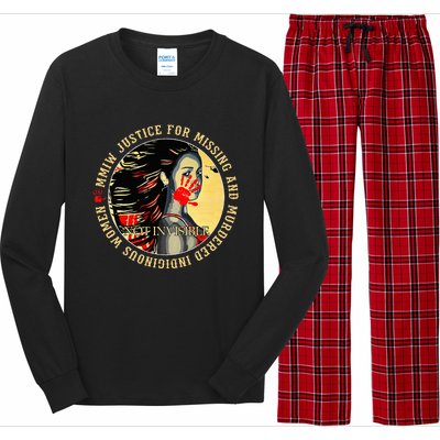 Justice For Mmiw Missing Murdered Indigenous Resilient Long Sleeve Pajama Set