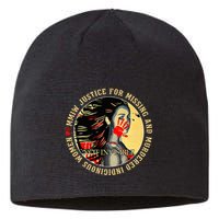 Justice For Mmiw Missing Murdered Indigenous Resilient Sustainable Beanie