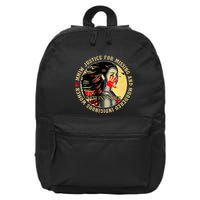Justice For Mmiw Missing Murdered Indigenous Resilient 16 in Basic Backpack