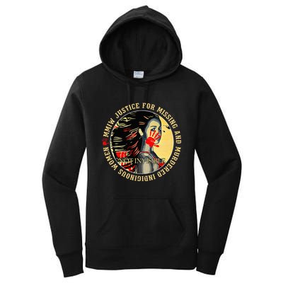 Justice For Mmiw Missing Murdered Indigenous Resilient Women's Pullover Hoodie