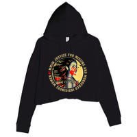 Justice For Mmiw Missing Murdered Indigenous Resilient Crop Fleece Hoodie