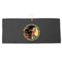 Justice For Mmiw Missing Murdered Indigenous Resilient Large Microfiber Waffle Golf Towel