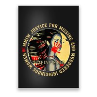 Justice For Mmiw Missing Murdered Indigenous Resilient Poster