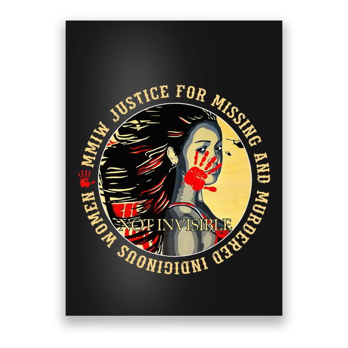 Justice For Mmiw Missing Murdered Indigenous Resilient Poster