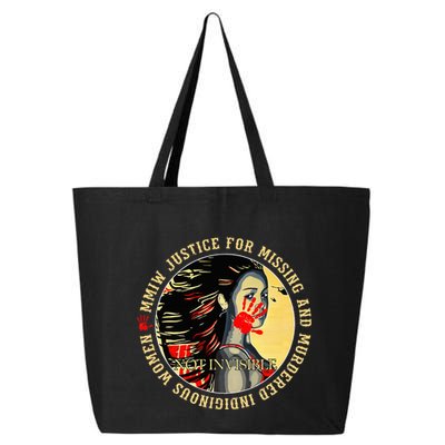 Justice For Mmiw Missing Murdered Indigenous Resilient 25L Jumbo Tote