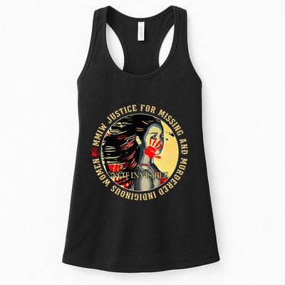 Justice For Mmiw Missing Murdered Indigenous Resilient Womens Tank Top
