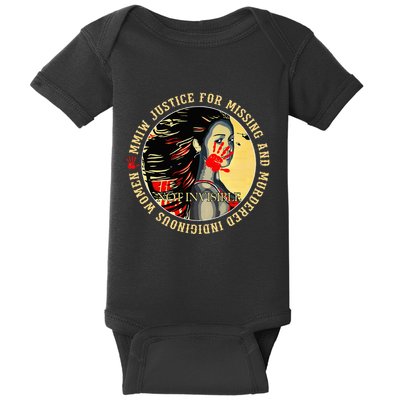 Justice For Mmiw Missing Murdered Indigenous Resilient Baby Bodysuit