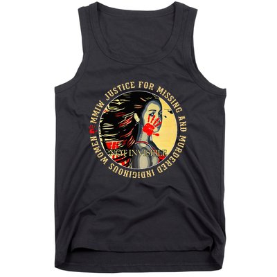 Justice For Mmiw Missing Murdered Indigenous Resilient Tank Top