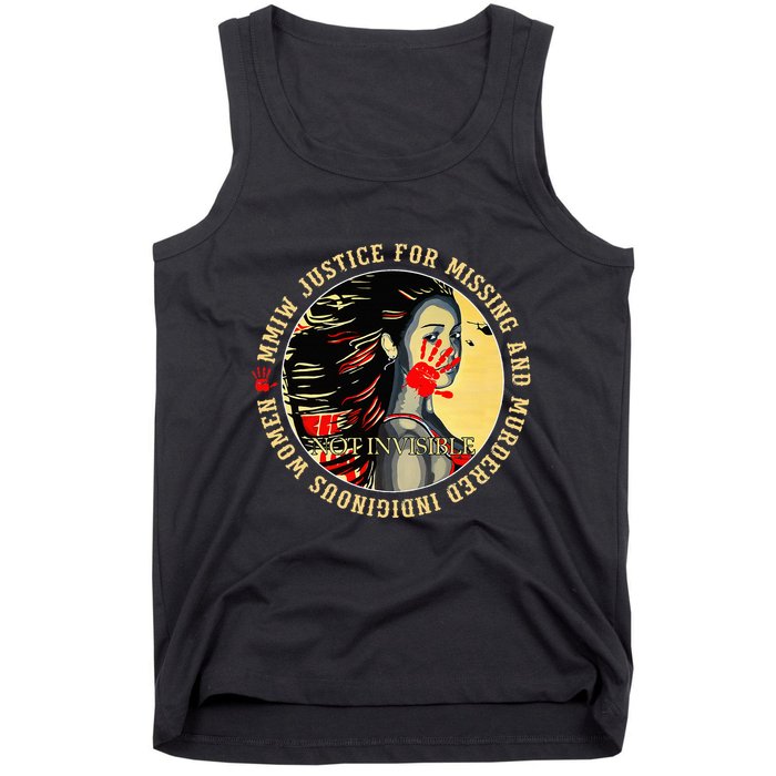 Justice For Mmiw Missing Murdered Indigenous Resilient Tank Top
