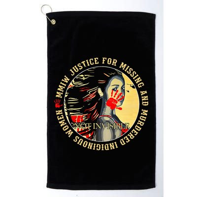 Justice For Mmiw Missing Murdered Indigenous Resilient Golf Towel