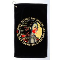 Justice For Mmiw Missing Murdered Indigenous Resilient Golf Towel