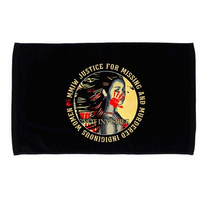 Justice For Mmiw Missing Murdered Indigenous Resilient Microfiber Hand Towel