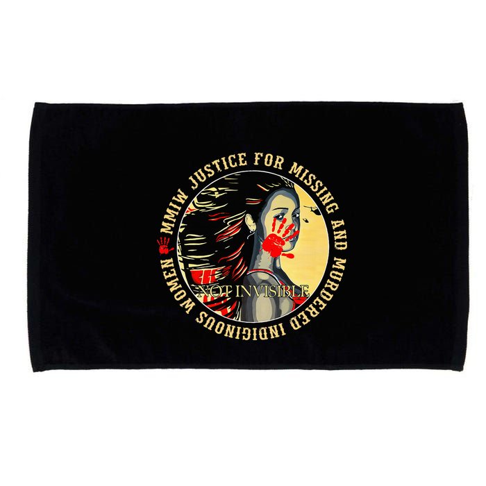 Justice For Mmiw Missing Murdered Indigenous Resilient Microfiber Hand Towel