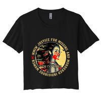 Justice For Mmiw Missing Murdered Indigenous Resilient Crop Top