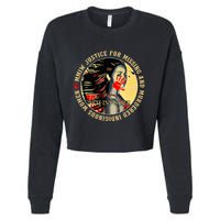 Justice For Mmiw Missing Murdered Indigenous Resilient Cropped Pullover Crew