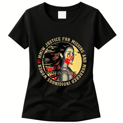 Justice For Mmiw Missing Murdered Indigenous Resilient Womens T-Shirt