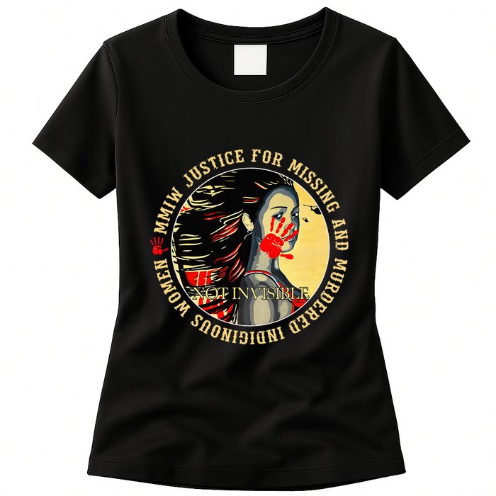 Justice For Mmiw Missing Murdered Indigenous Resilient Womens T-Shirt