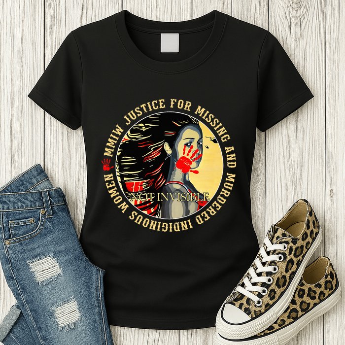 Justice For Mmiw Missing Murdered Indigenous Resilient Womens T-Shirt