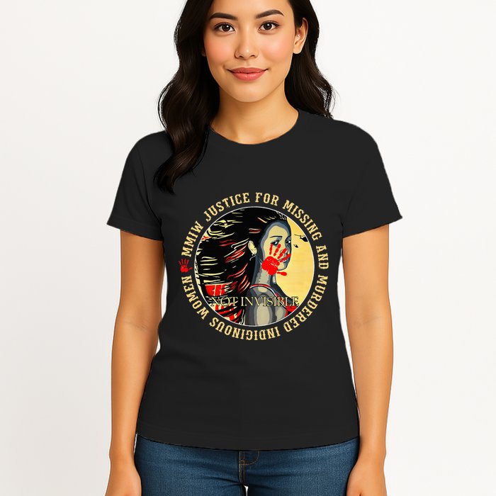 Justice For Mmiw Missing Murdered Indigenous Resilient Womens T-Shirt
