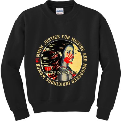 Justice For Mmiw Missing Murdered Indigenous Resilient Kids Sweatshirt
