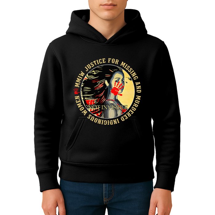Justice For Mmiw Missing Murdered Indigenous Resilient Kids Hoodie