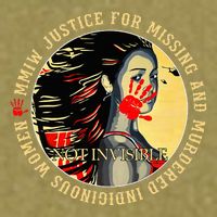 Justice For Mmiw Missing Murdered Indigenous Resilient Garment-Dyed Women's Muscle Tee