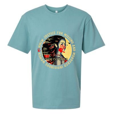 Justice For Mmiw Missing Murdered Indigenous Resilient Sueded Cloud Jersey T-Shirt
