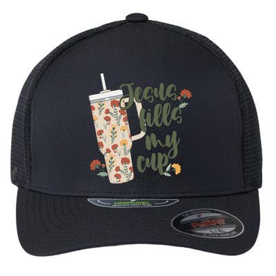 Jesus Fills My Cup  Flexfit Unipanel Trucker Cap