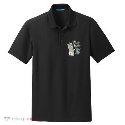 Jesus Fills My Cup Psalm 23 5 Flower Tumbler Dry Zone Grid Polo