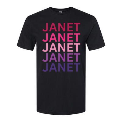 Janet First Name I Love Janet Softstyle CVC T-Shirt