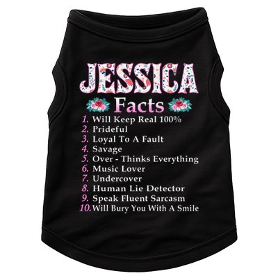 Jessica First Name Jessica Facts Floral Doggie Tank