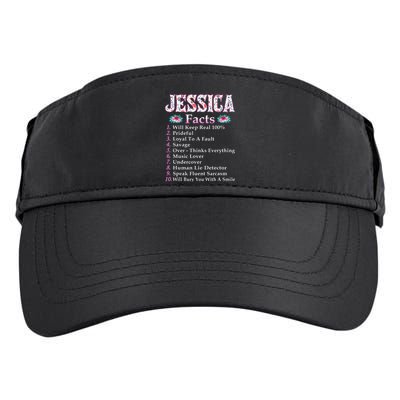 Jessica First Name Jessica Facts Floral Adult Drive Performance Visor