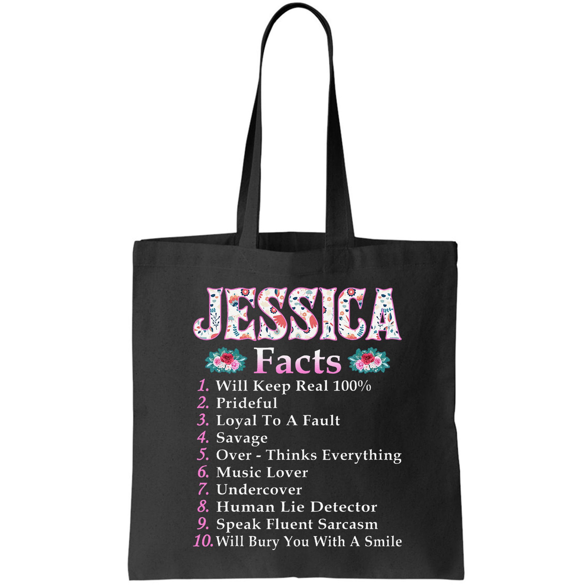 Jessica First Name Jessica Facts Floral Bag