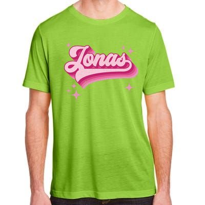 Jonas First Names Vintage Distressed Retro Style Adult ChromaSoft Performance T-Shirt